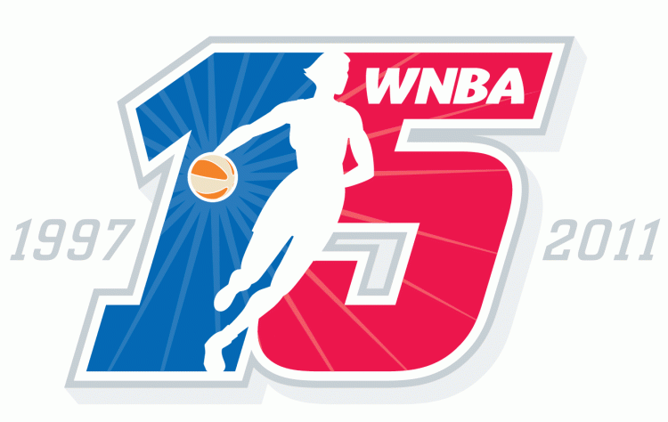 WNBA 2011 Anniversary Logo iron on heat transfer